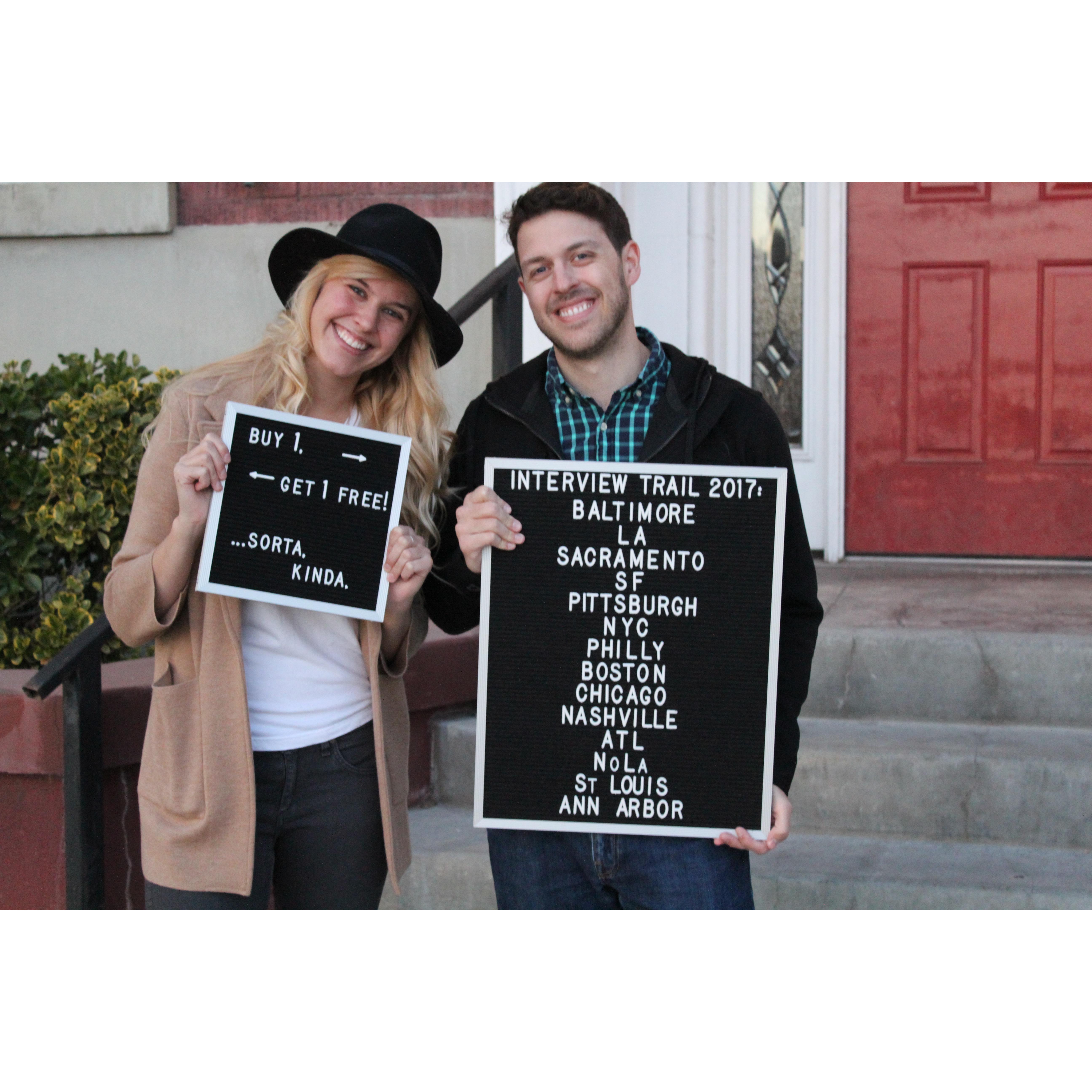 Gearing up for interview season! October 2017