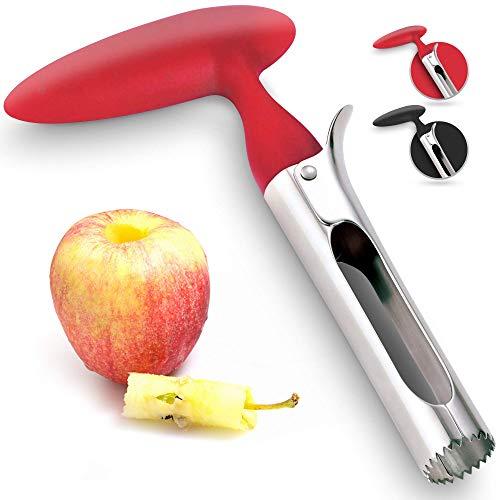 Premium Apple Corer - Easy to Use and Durable Apple Corer Remover for Pears, Bell Peppers, Fuji, Honeycrisp, Gala and Pink Lady Apples - Stainless Steel Best Kitchen Gadgets Cupcake Corer, by Zulay