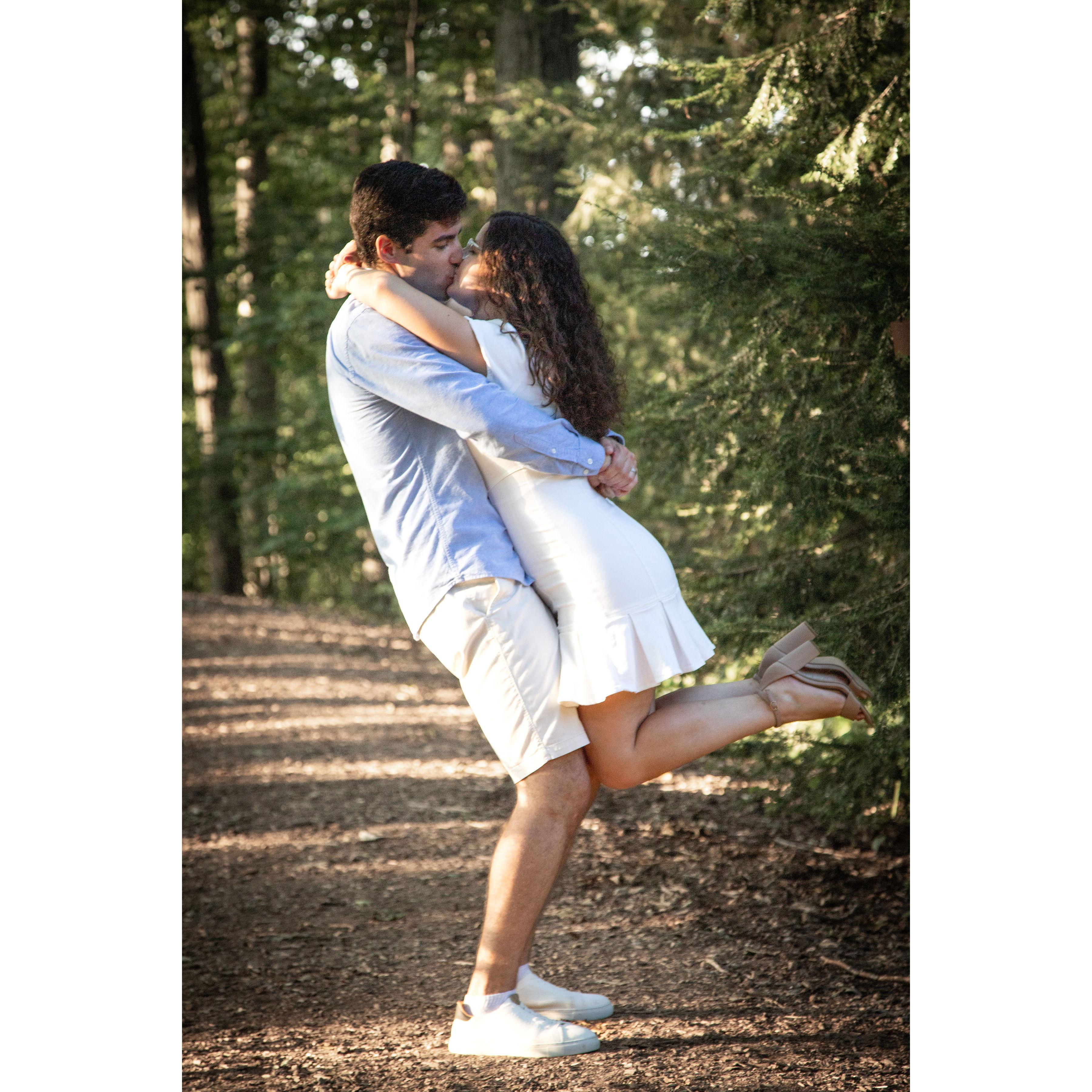 We recently took engagement pictures to remember this beautiful moment. We can't wait to celebrate with you soon!