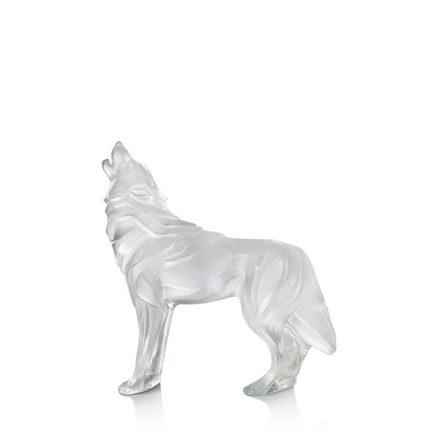 Lalique Wolf Sculpture, Limited Edition of 88 Pieces