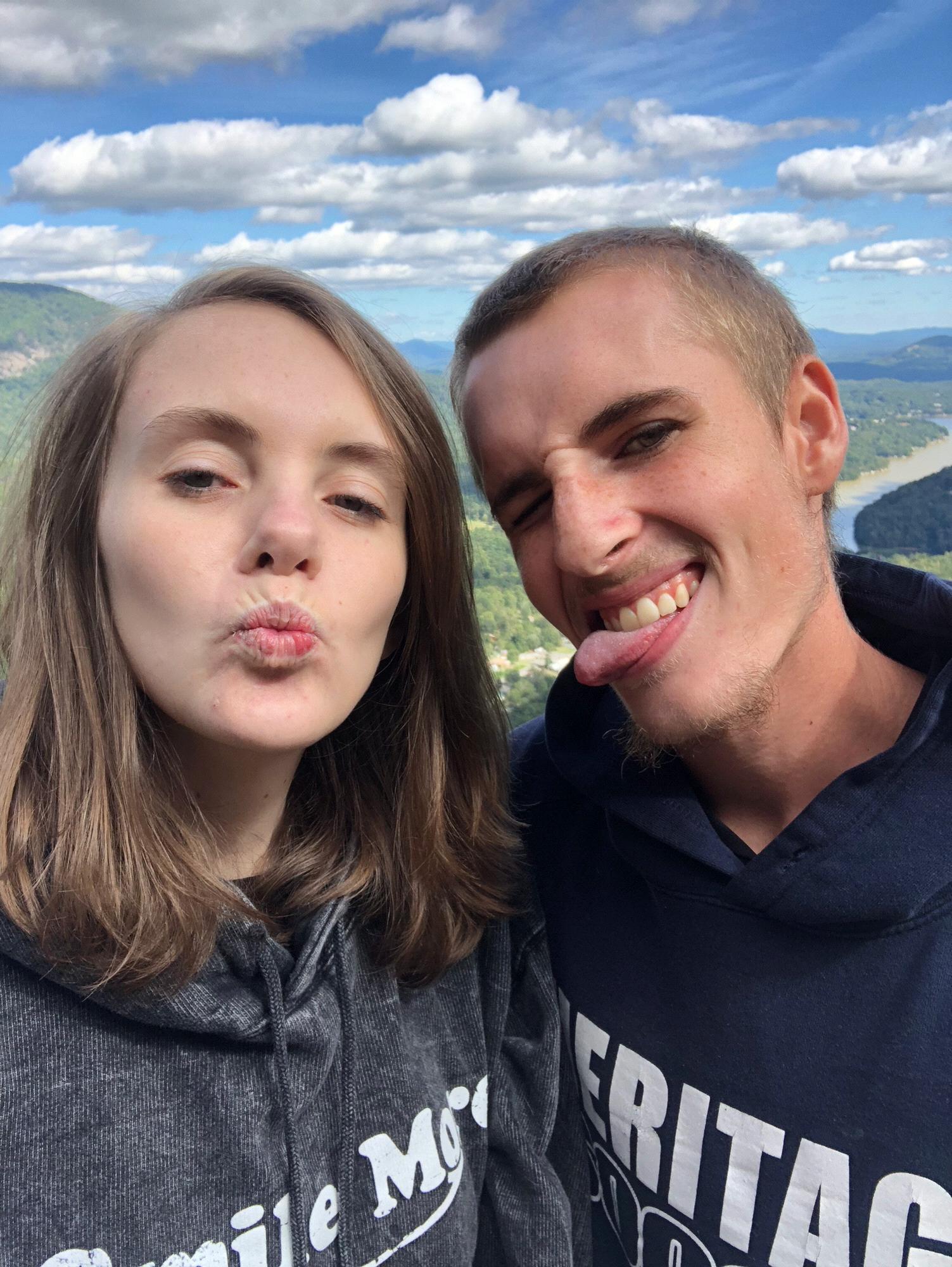 Right before we got engaged!