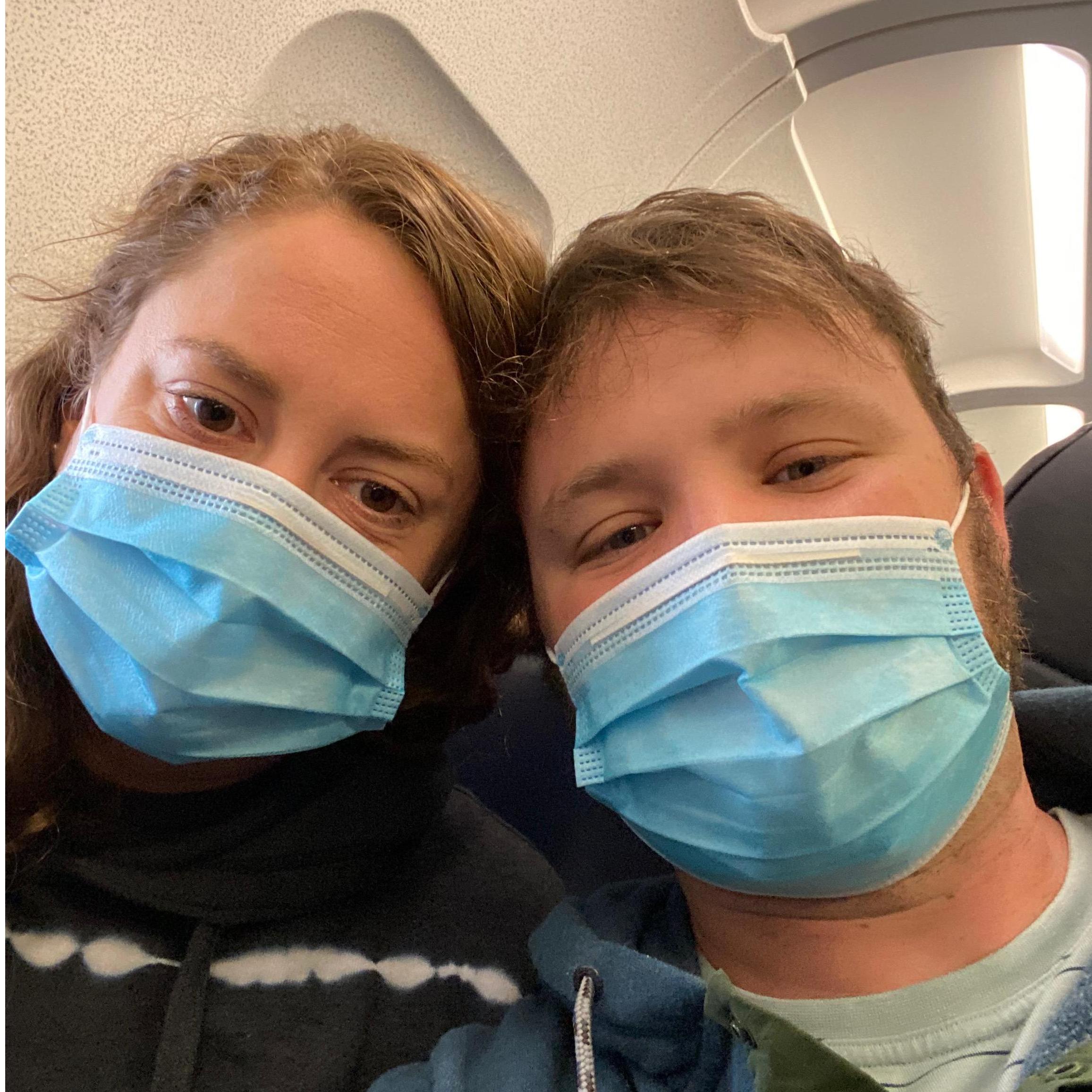 Our first flight together!