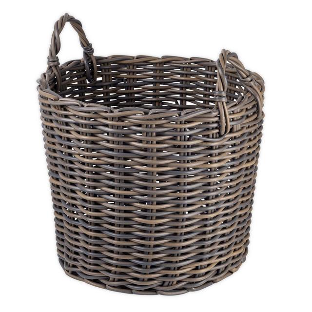 Bee & Willow™ Home Large Round Basket in Grey