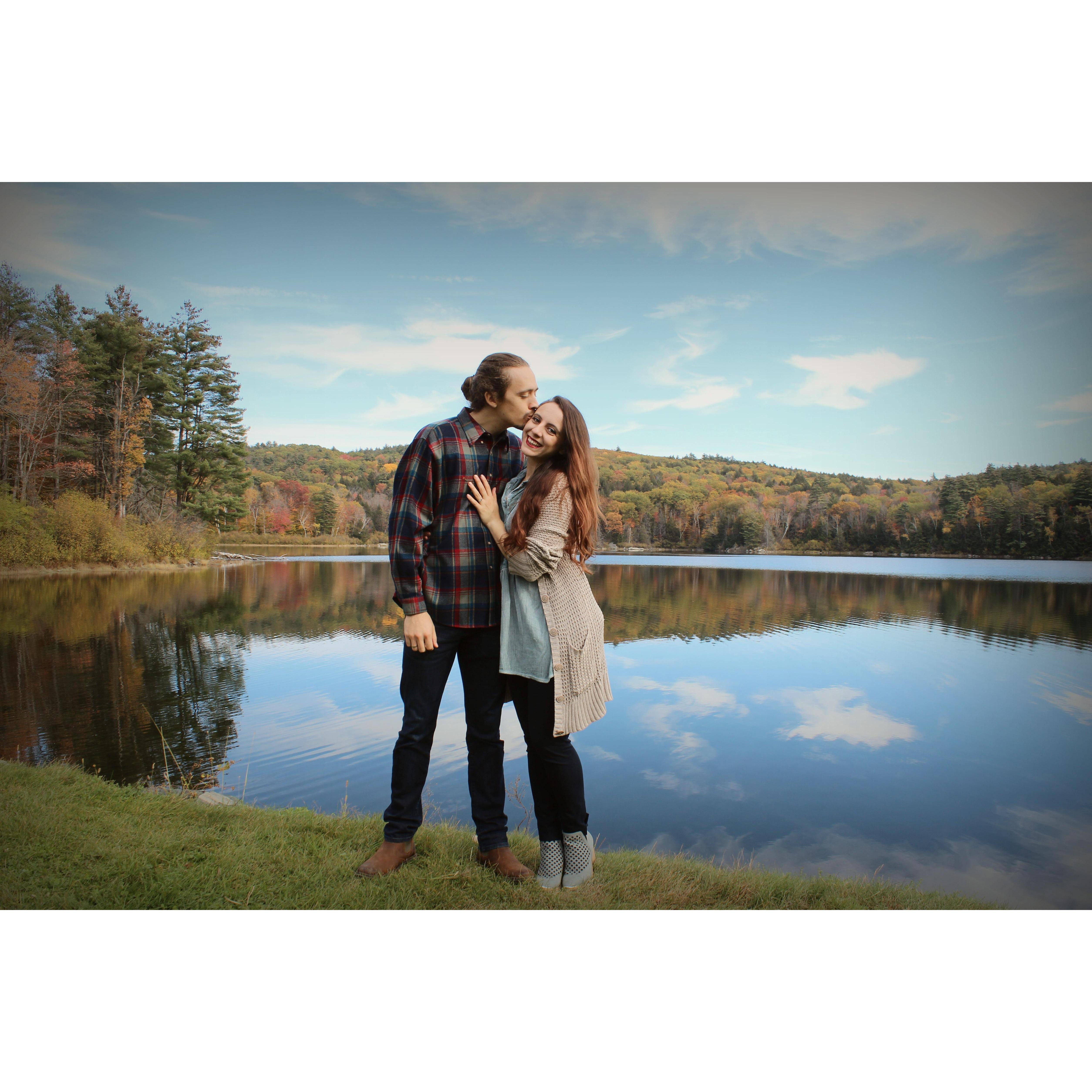 Photo shoot near our new home in New Hampshire, Fall 2017