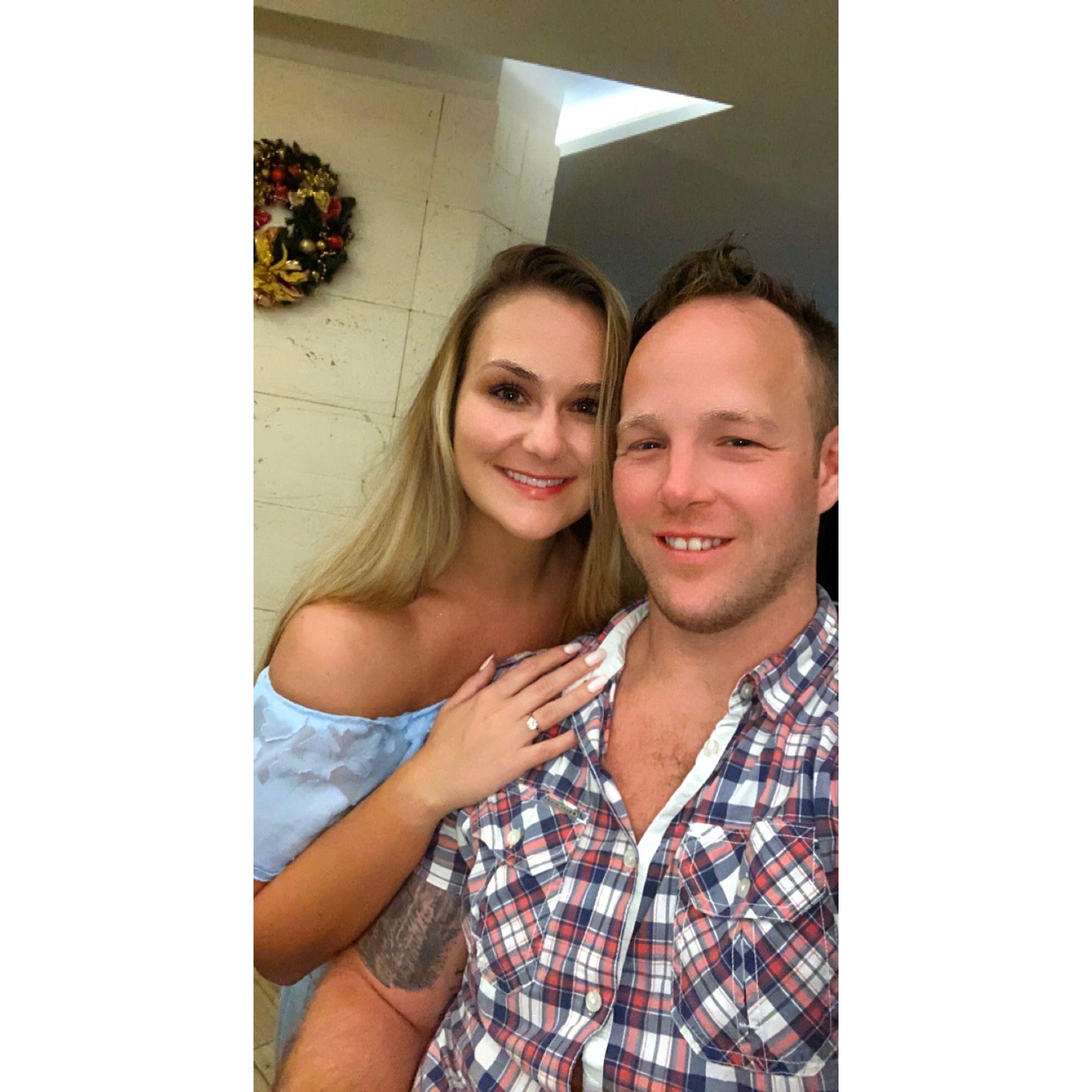 We got engaged on vacation!