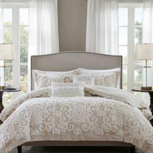 Harbor House Suzanna Taupe 3-Pc. King Comforter Mini Set