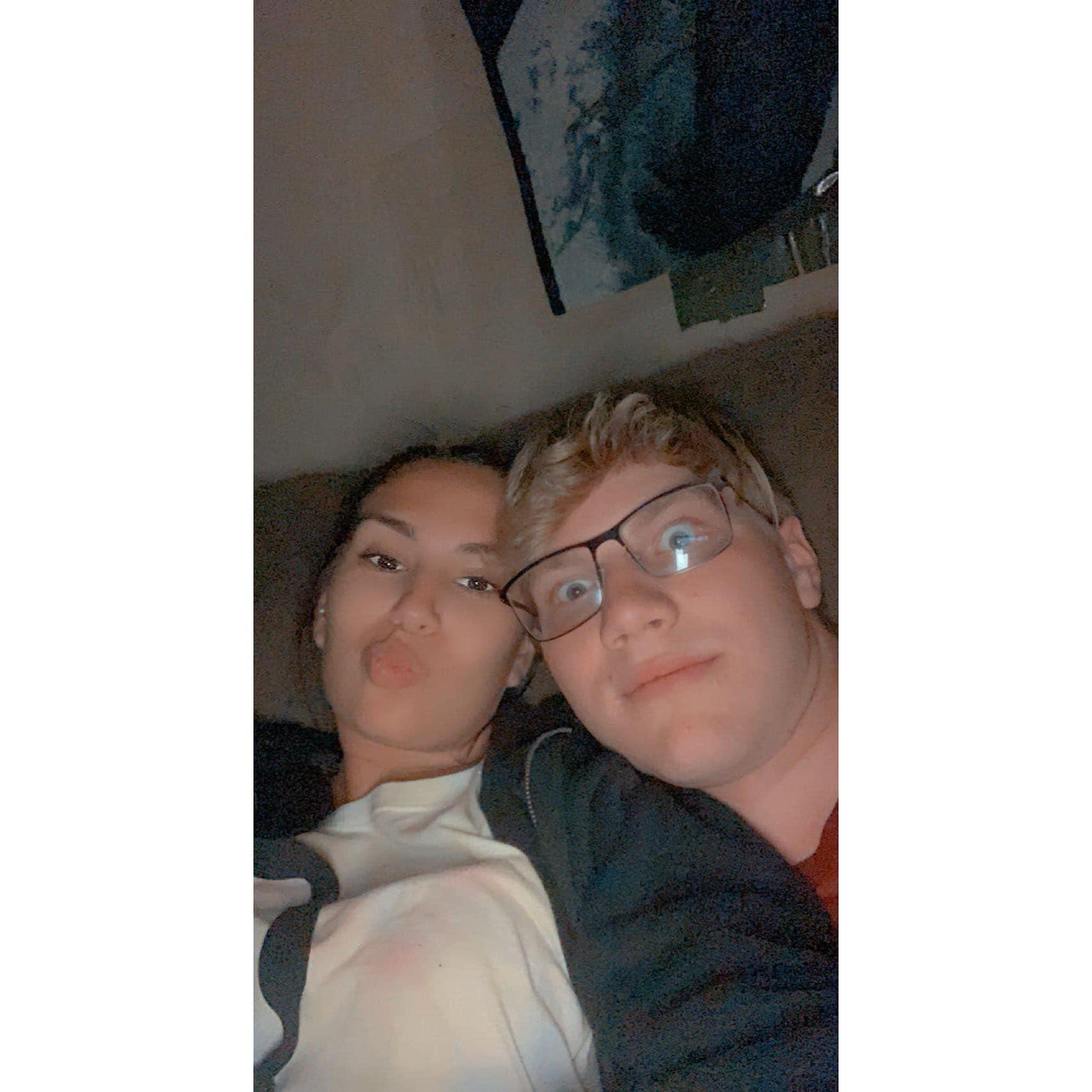 Probably an hour before her asked if i was "tired of being single"