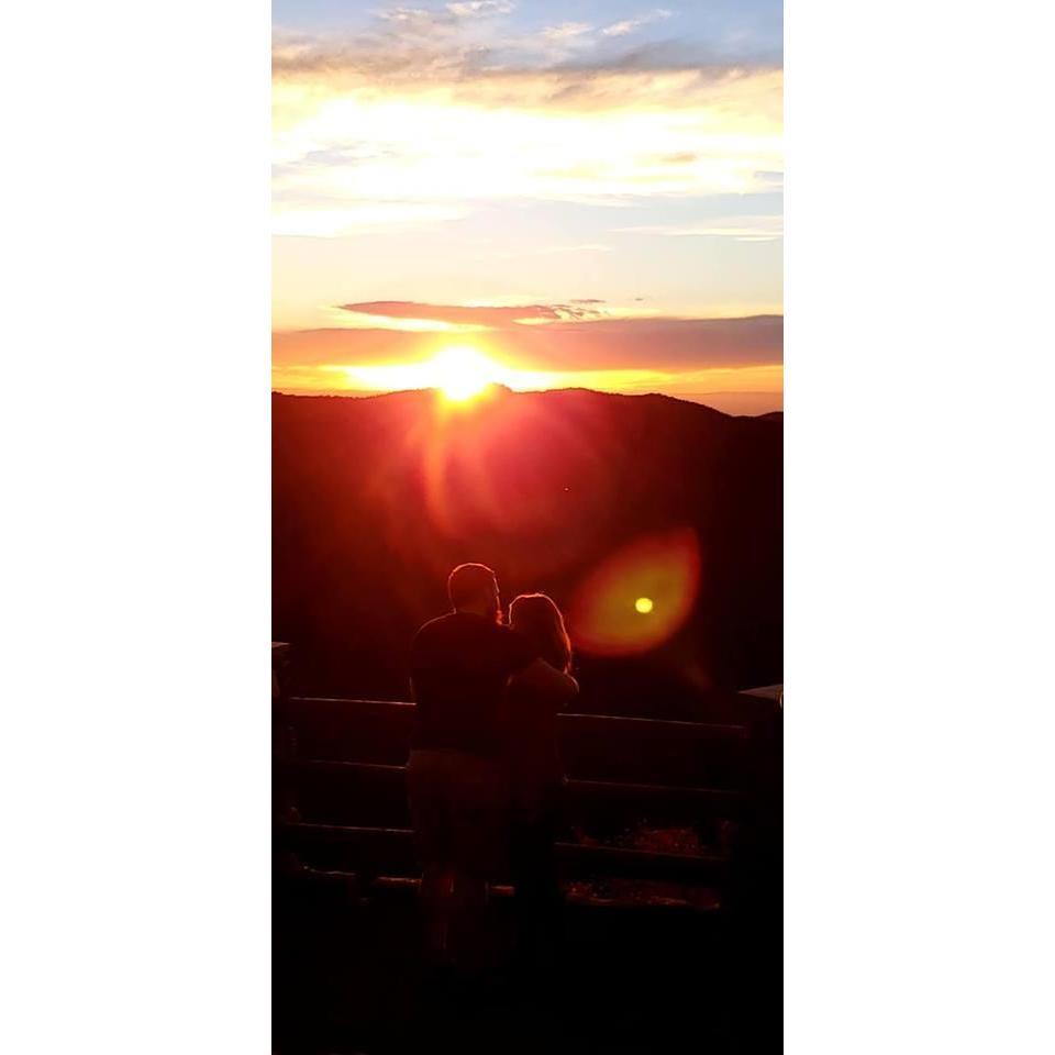 A picture caught by a kind stranger at the proposal