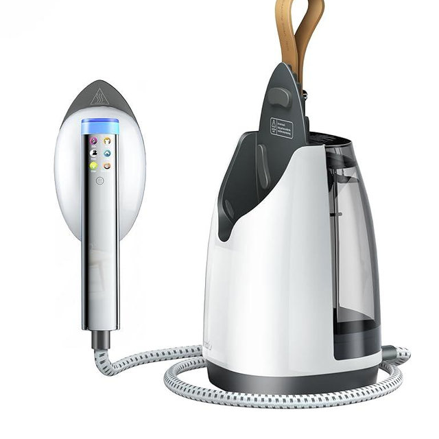 Sundu 1500W Steamer for Clothes, 2-in-1 Vertical & Flat Iron Clothes Steamer, 6 Professional Steam Modes, 800mL Tank, 30s Fast Heat-Up, Auto Shut-Off (10min), Portable Handle, Standing Design, White