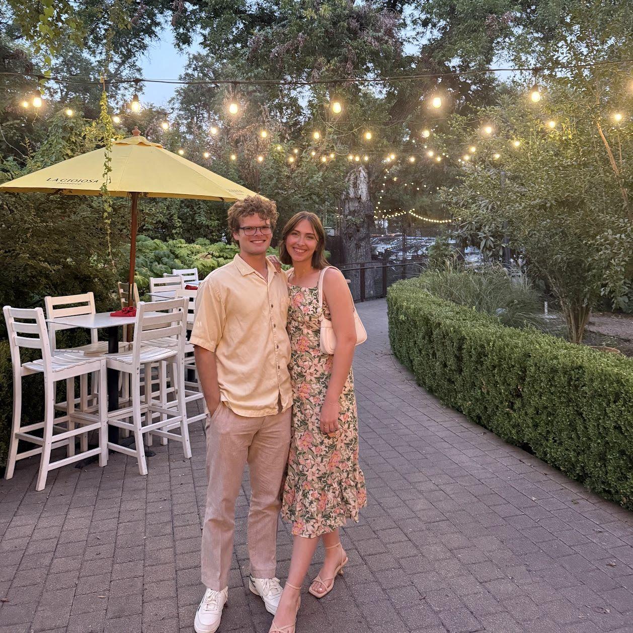 Not long after, the dinner date before David told Ella "I love you" (and she said it back!)