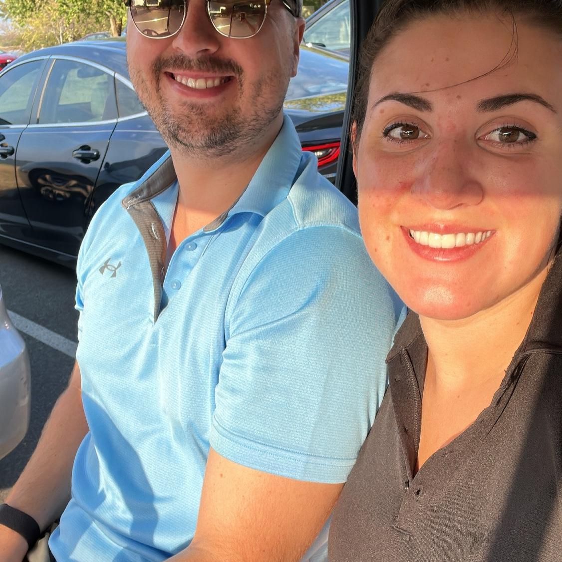 Golfing with friends in TX is one of the things we miss the most about living there. Thank goodness for mulligans and hot dogs.