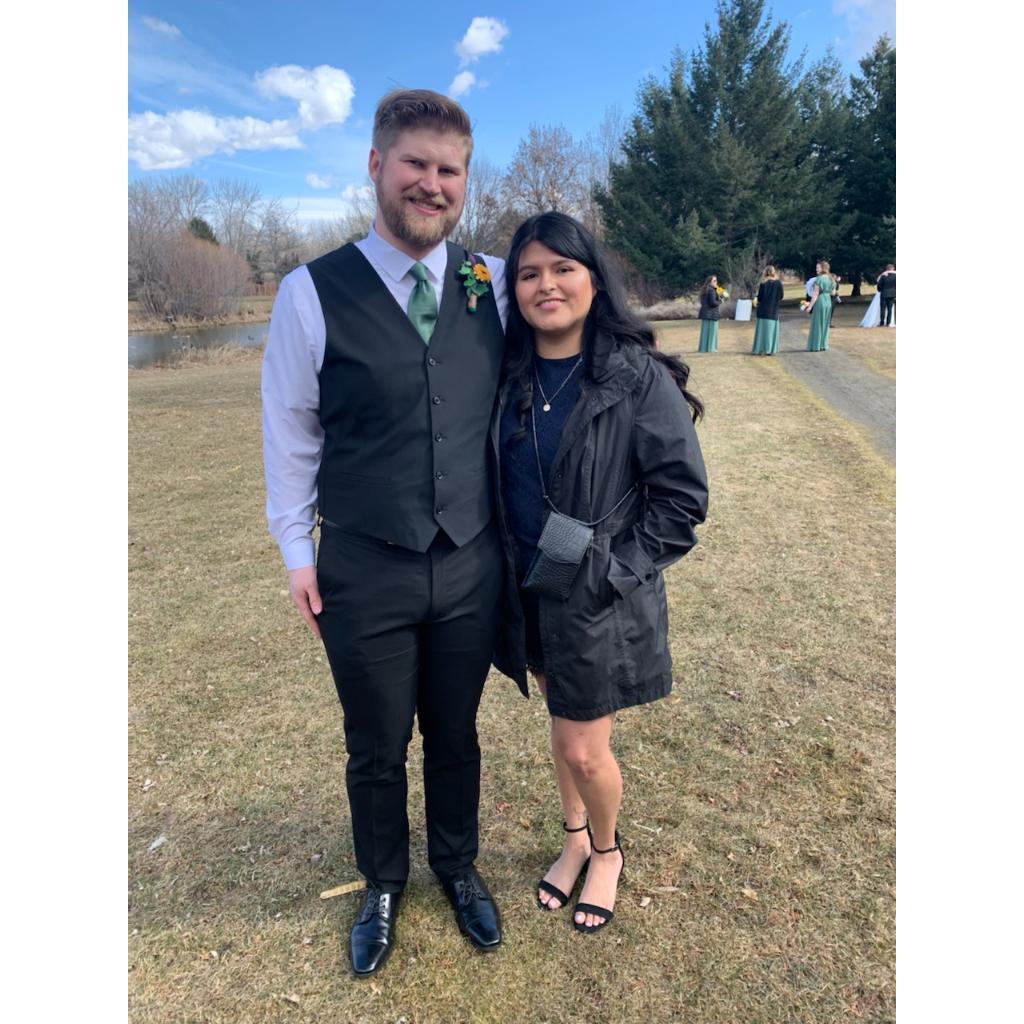 Before Gunnar and Madeline's wedding :)