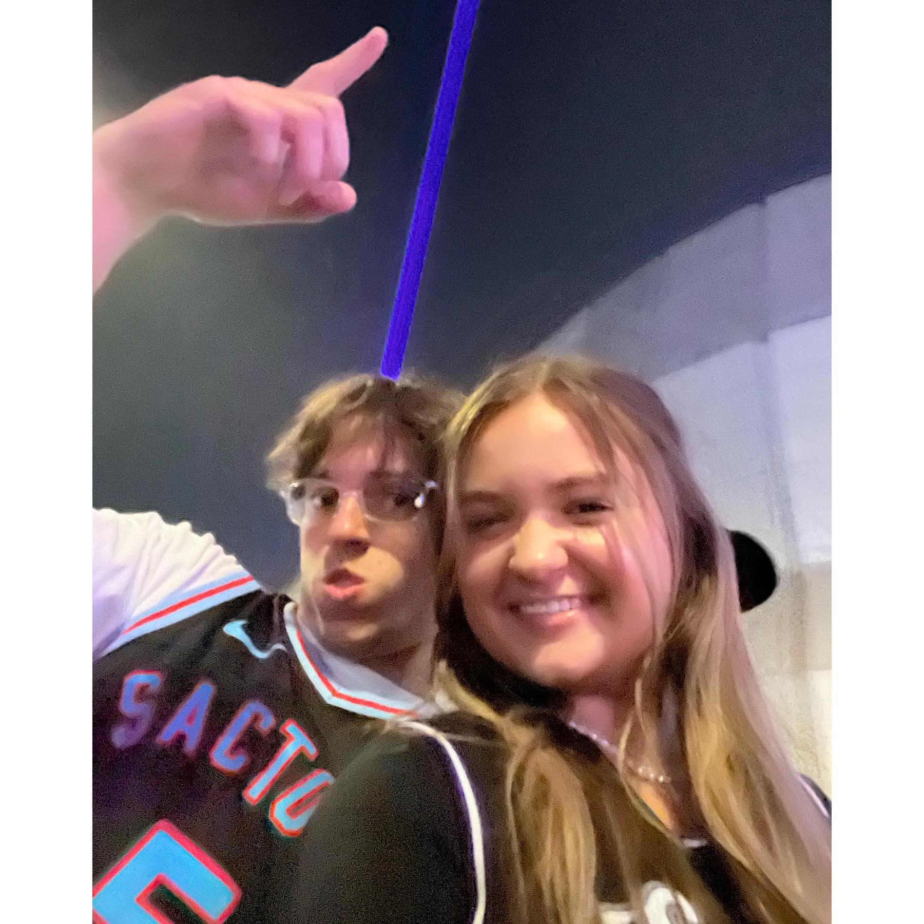 Kings win! Light the beam:)