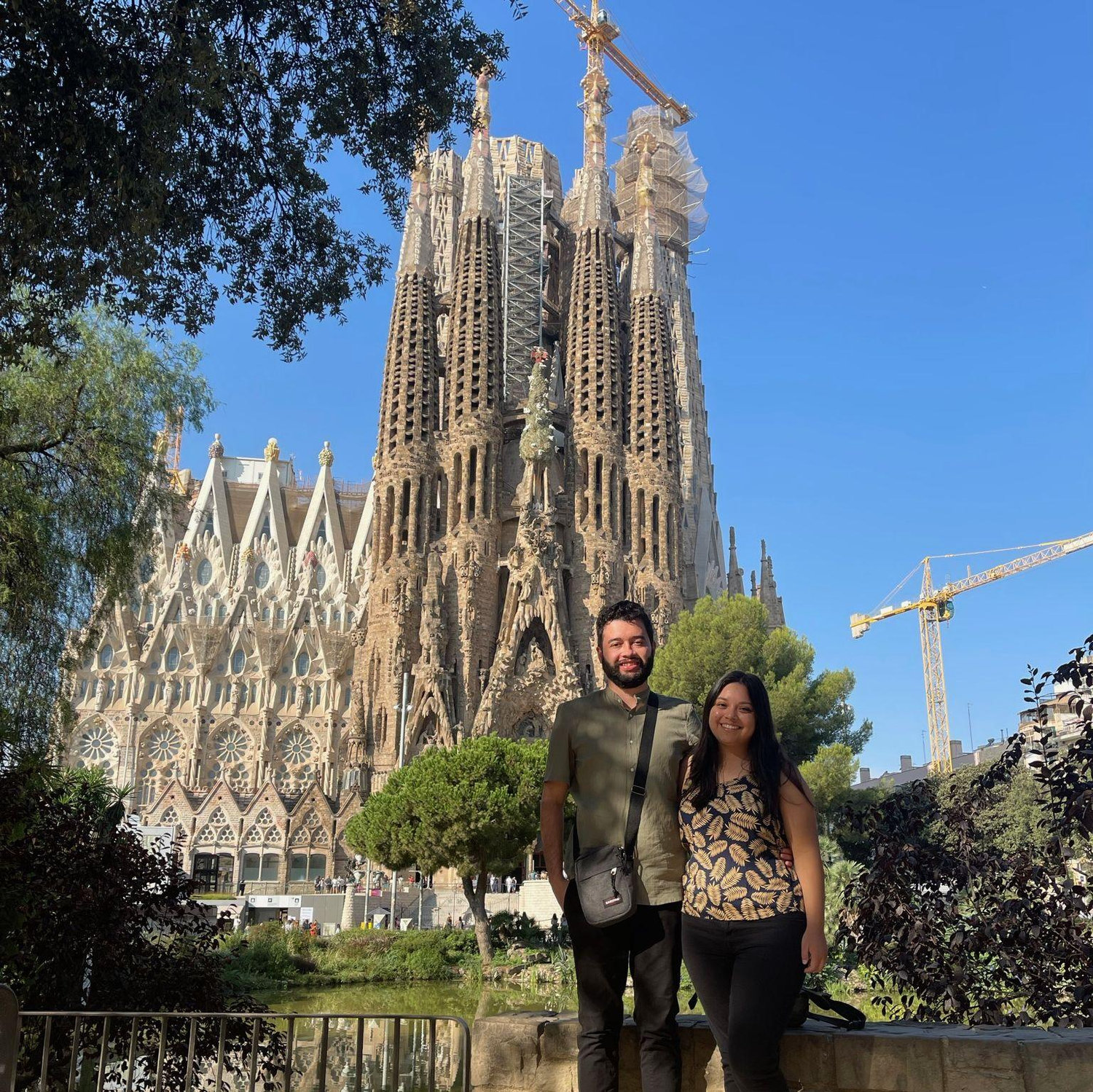 2021: Visiting la Sagrada Familia, Spain