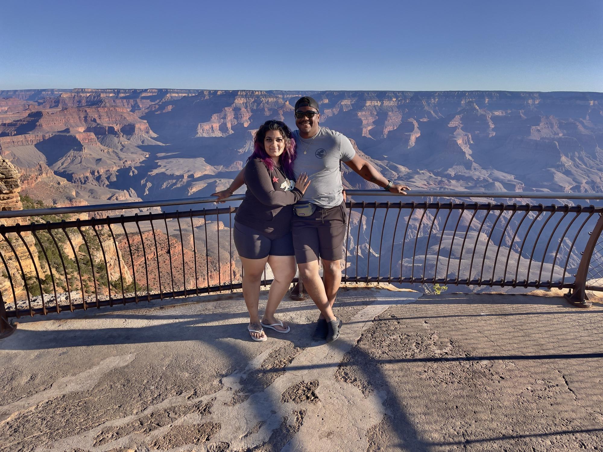 Grand Canyon stop on our road trip across the country