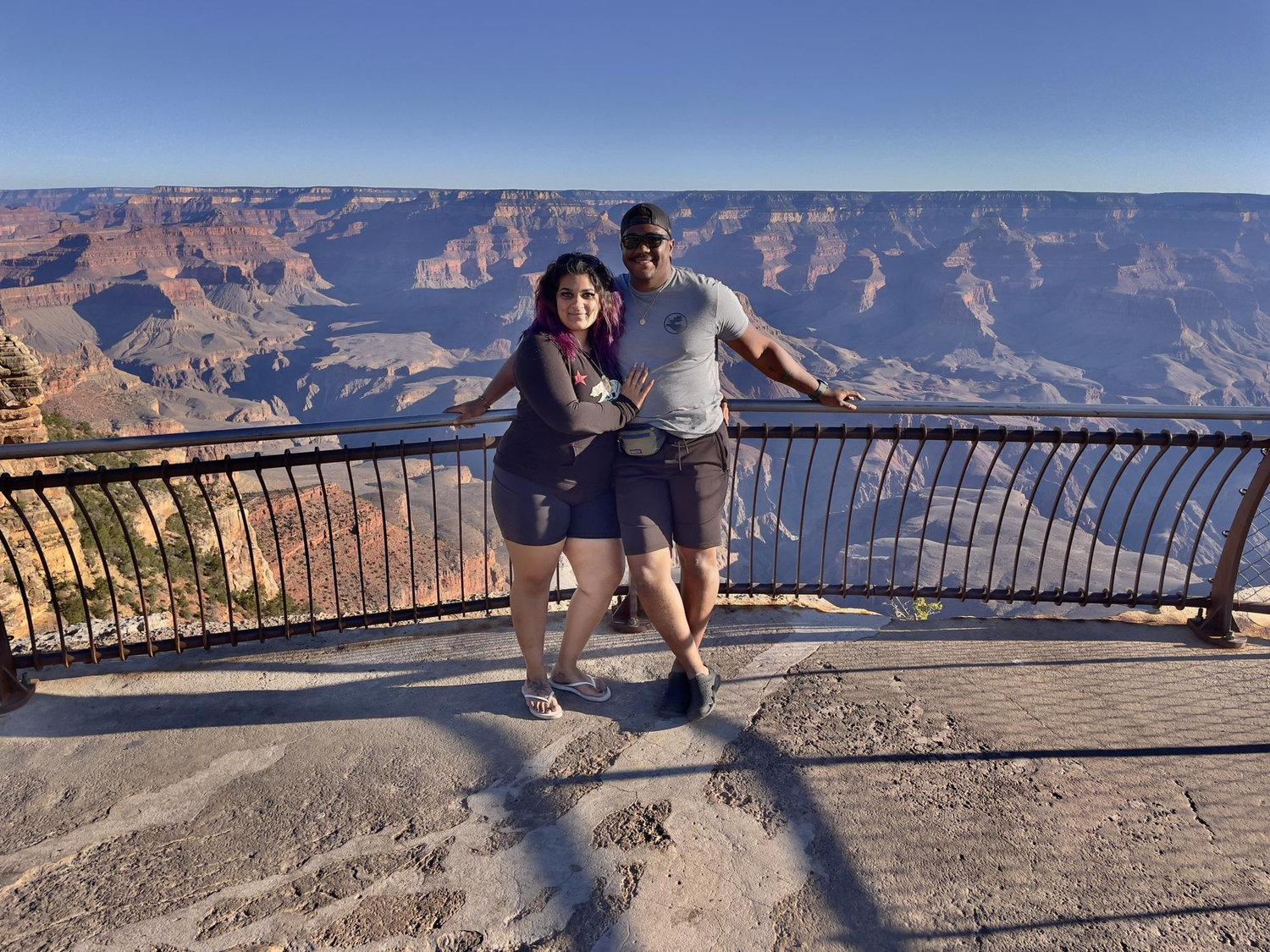 Grand Canyon stop on our road trip across the country