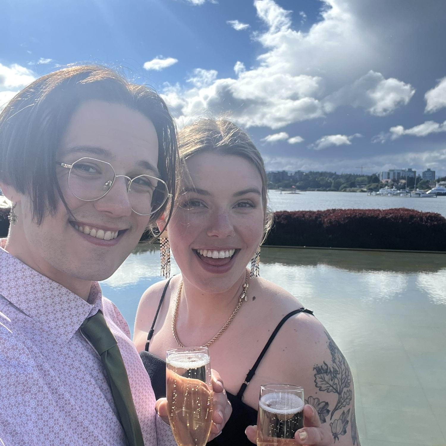 Celebrating Audrey and Joe’s wedding this May!