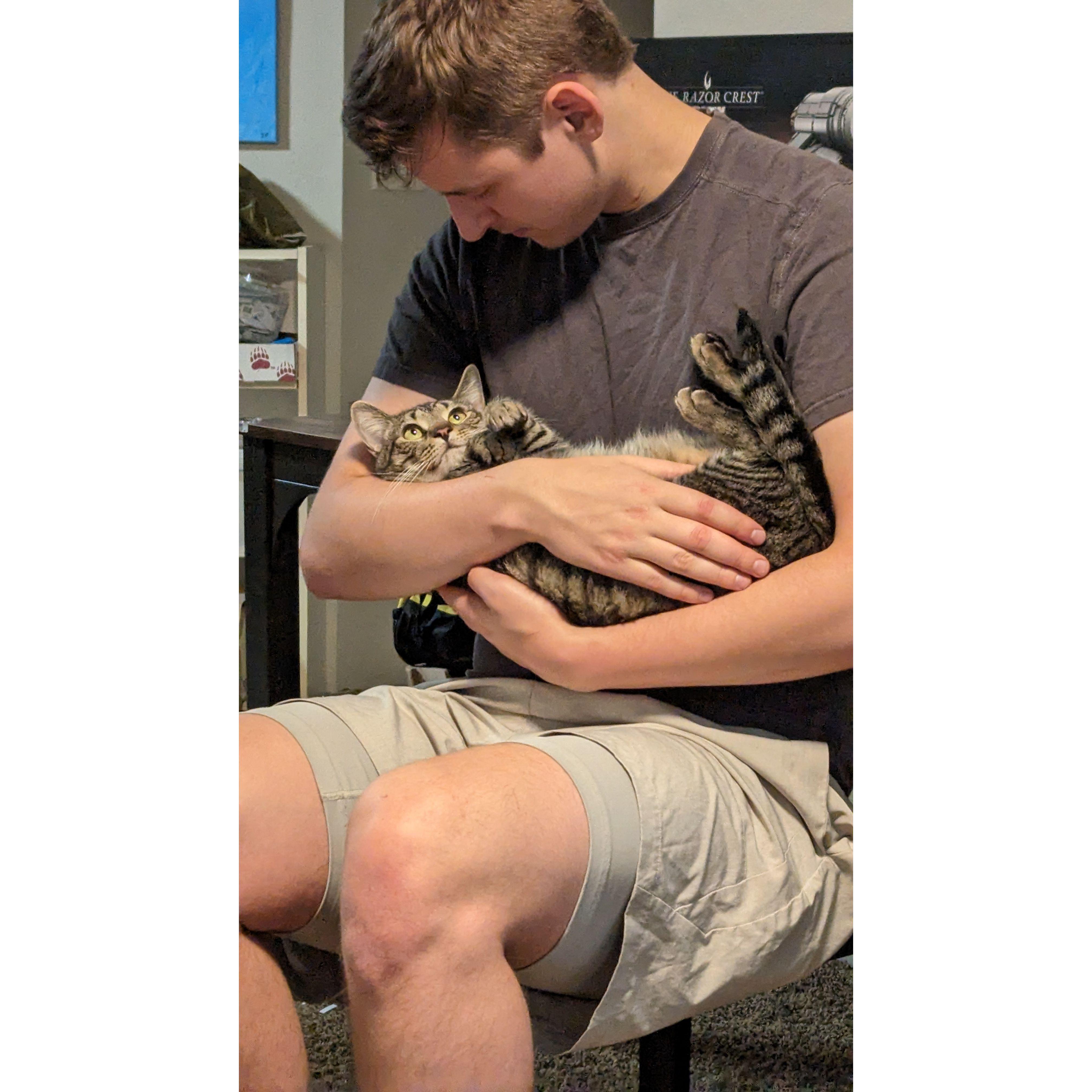 Charlie can't get enough of Ben.