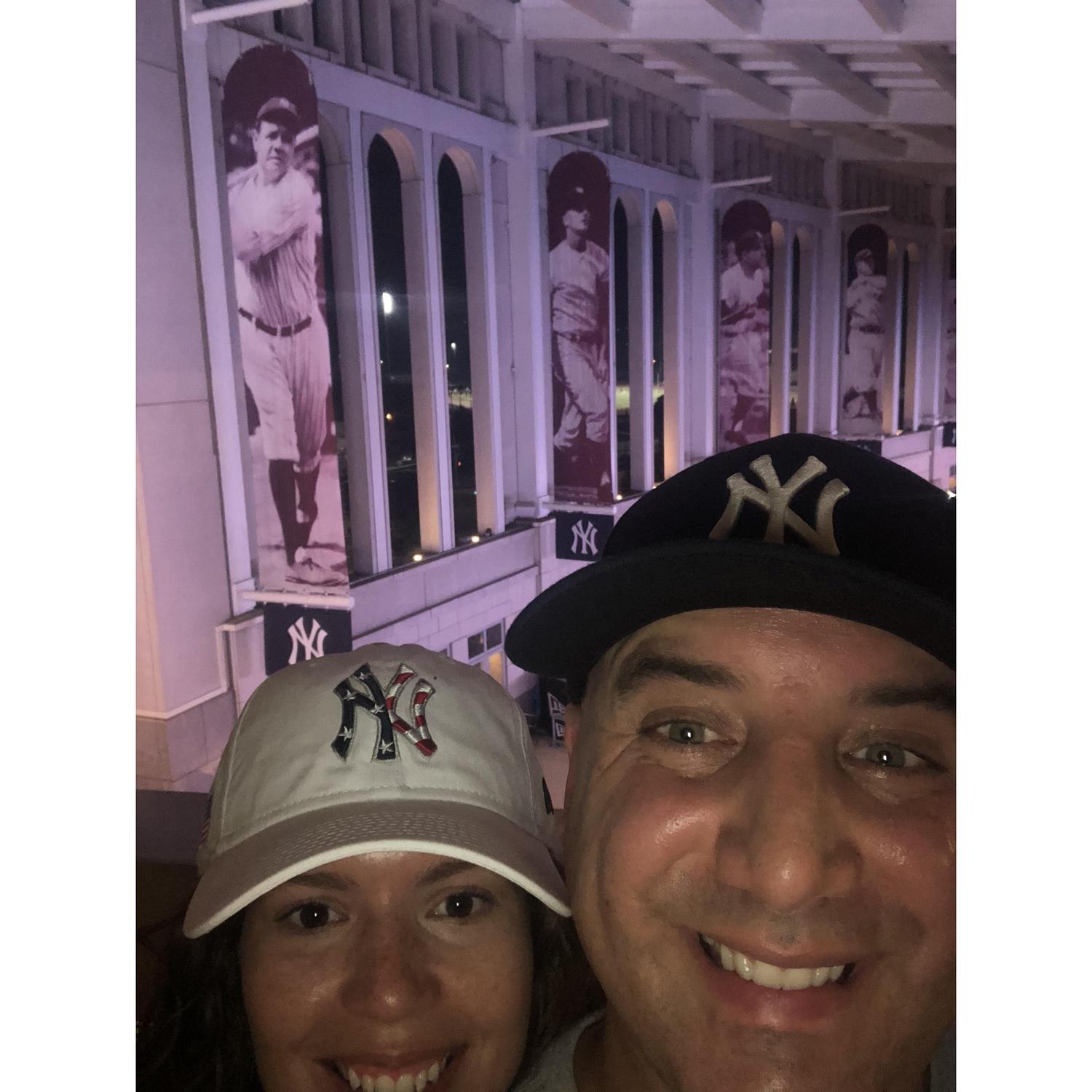 We made it to a White Sox vs. Yankees game...in NYC!