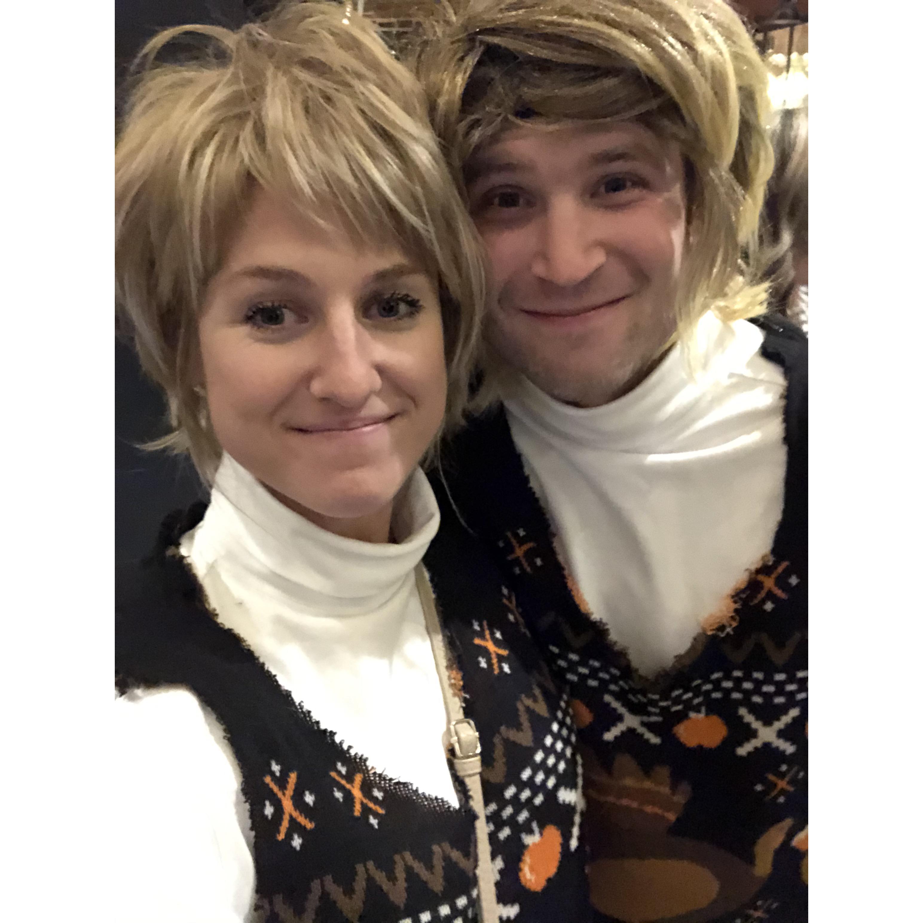 Halloween 2K19 in Denver Colorado for one of my friend's engagements! Garth and Kat from SNL were there ;)