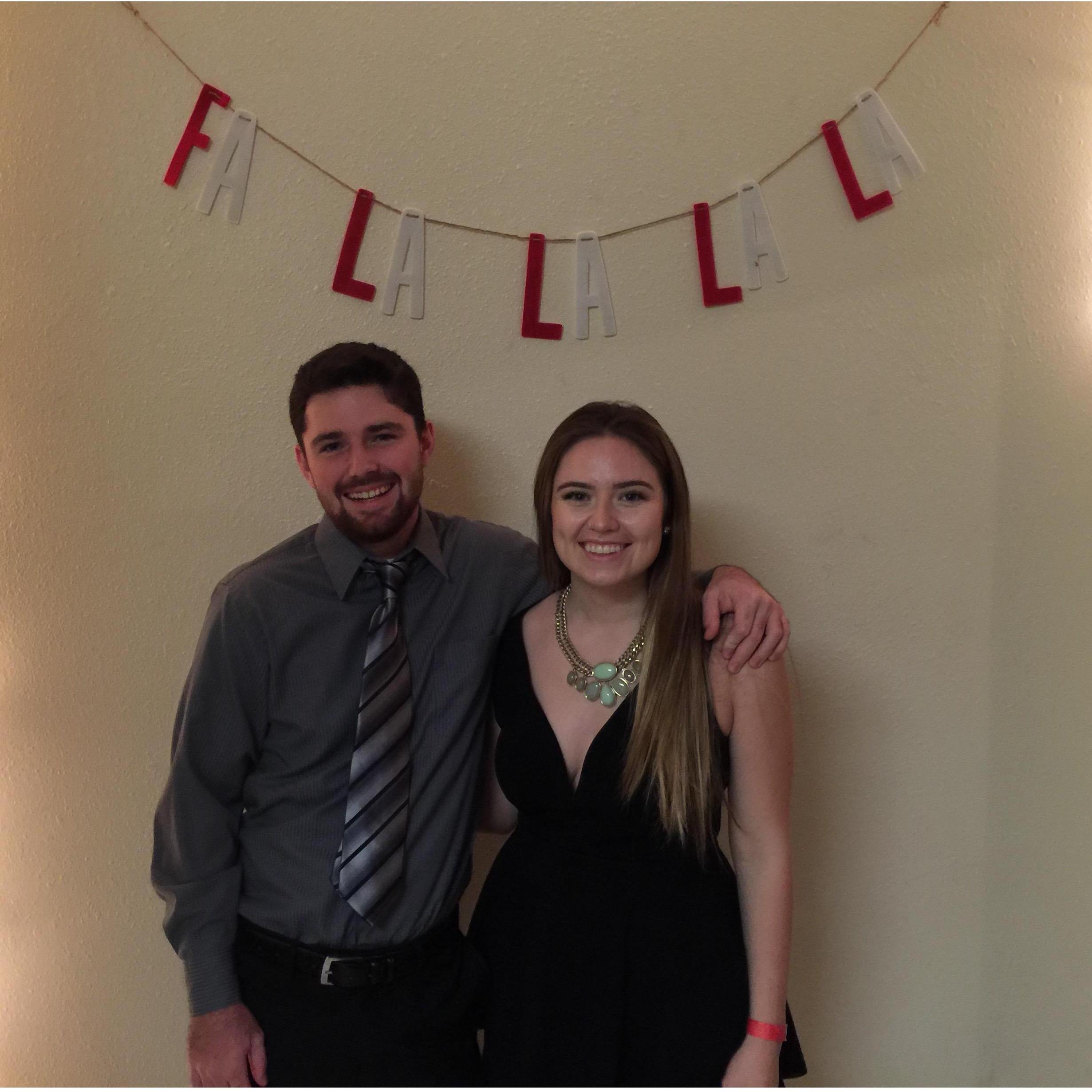 Monique's college sorority formal, 2016