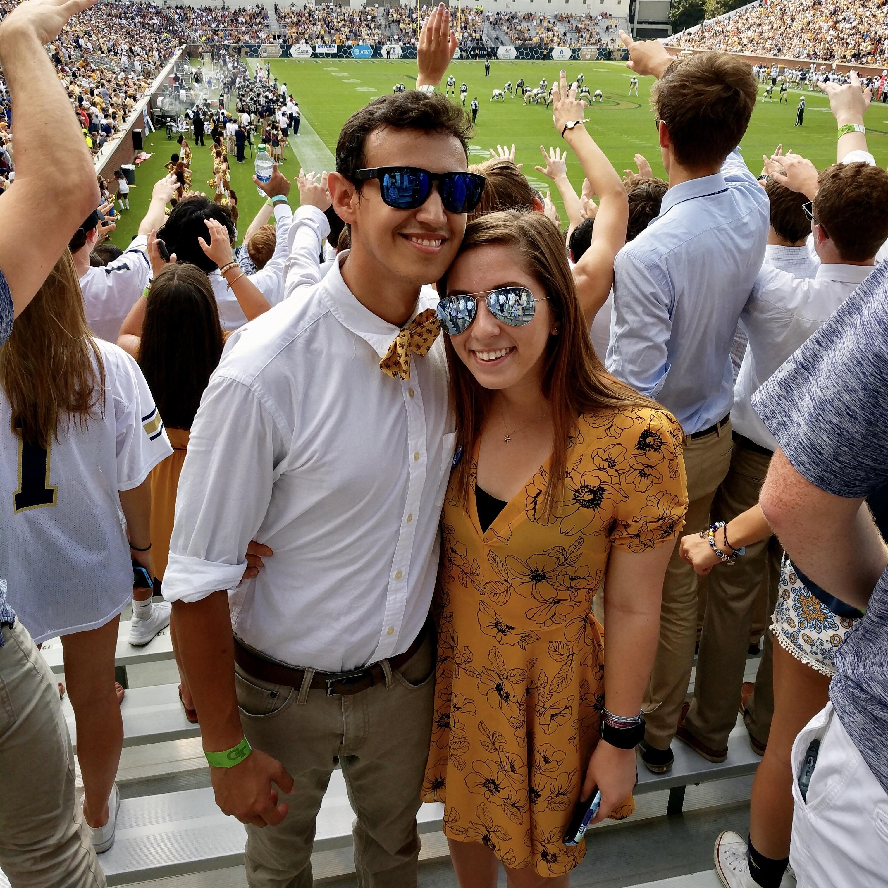 Georgia Tech game day during Fall 2017