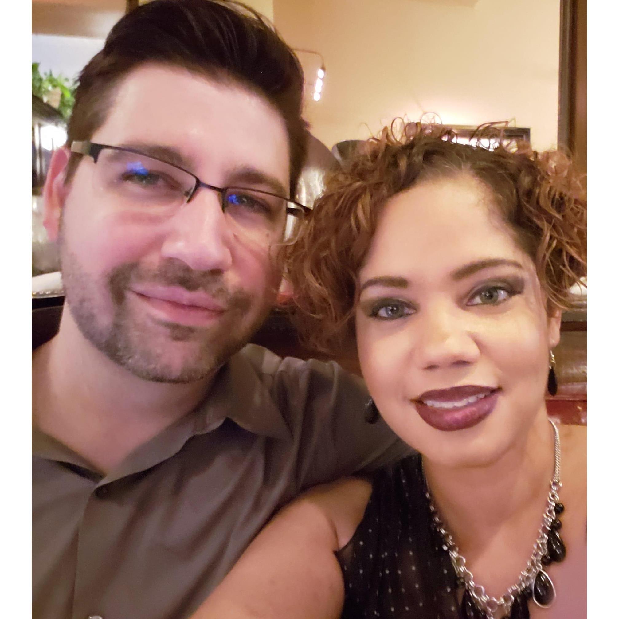 Dinner at Maggiano's. He proposed later that night.