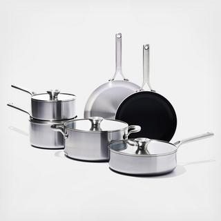 Mira Tri-Ply Cookware Set, 10-Piece