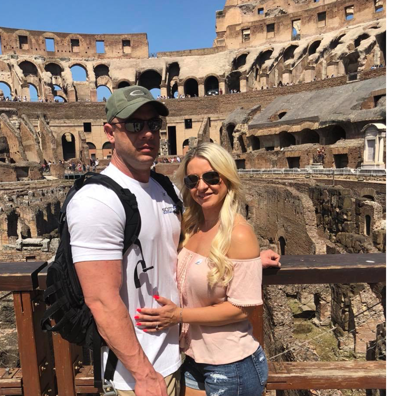 At the Colosseum,Rome Italy 2018 June