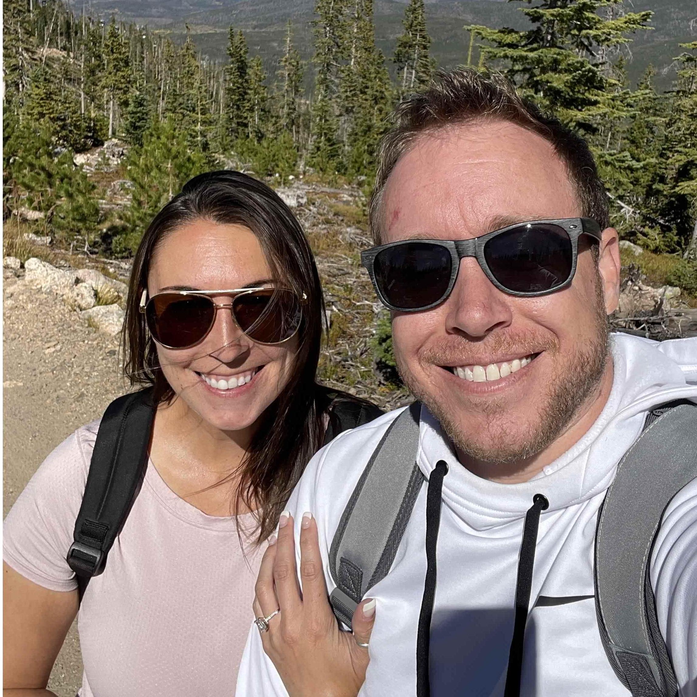 We're engaged at Winter Park!