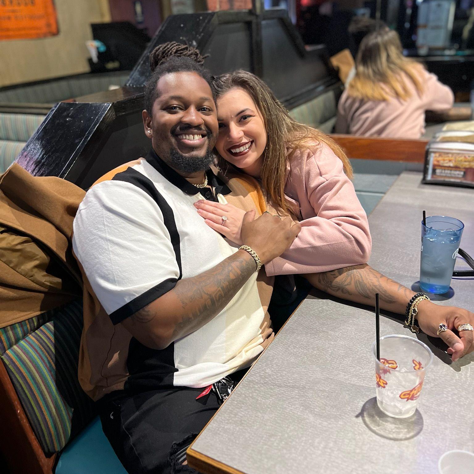 The night we got engaged