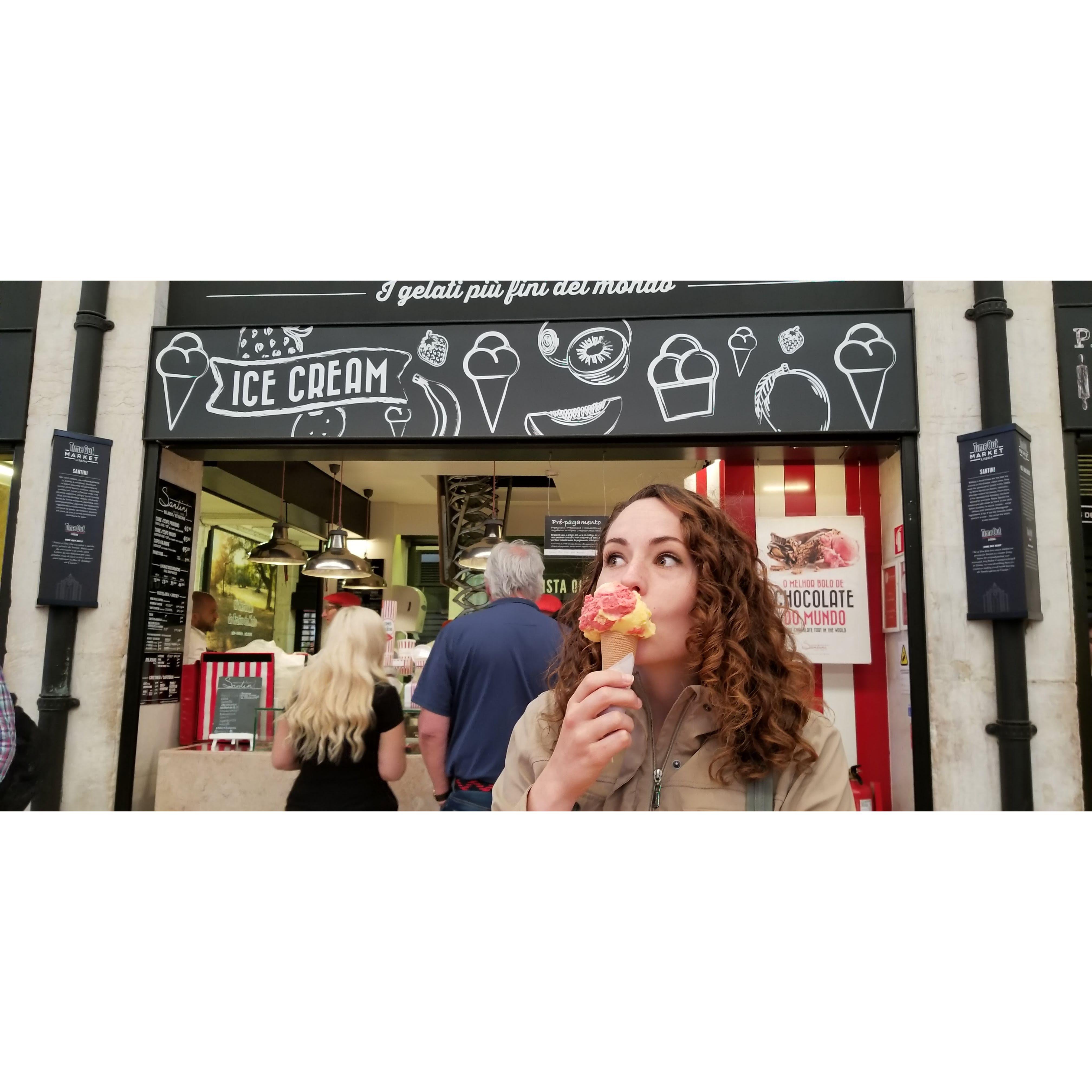 Gelato in Portugal