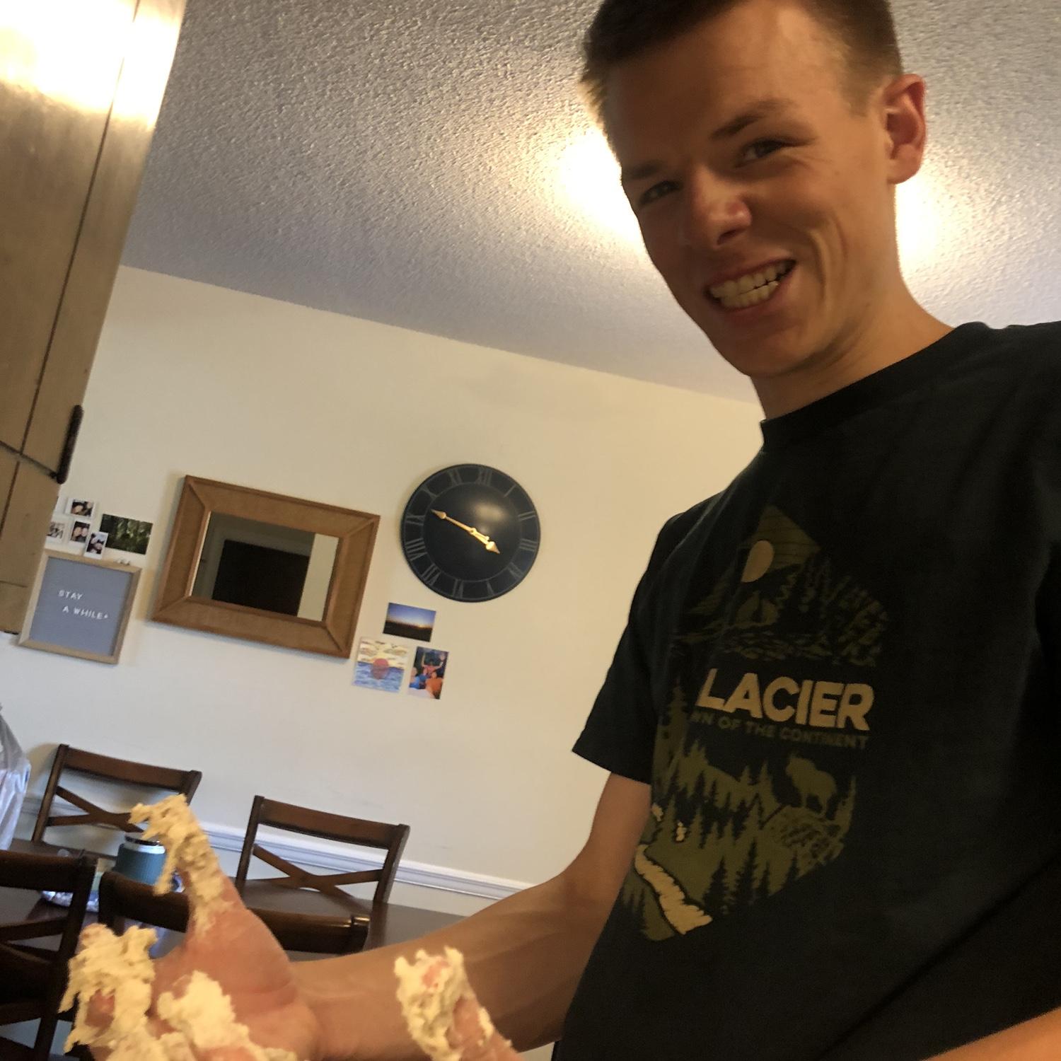 July 24th, 2024. "Umm... I don't think the dough is supposed to be that sticky... Although, Great Grandma would be proud." -Amelia