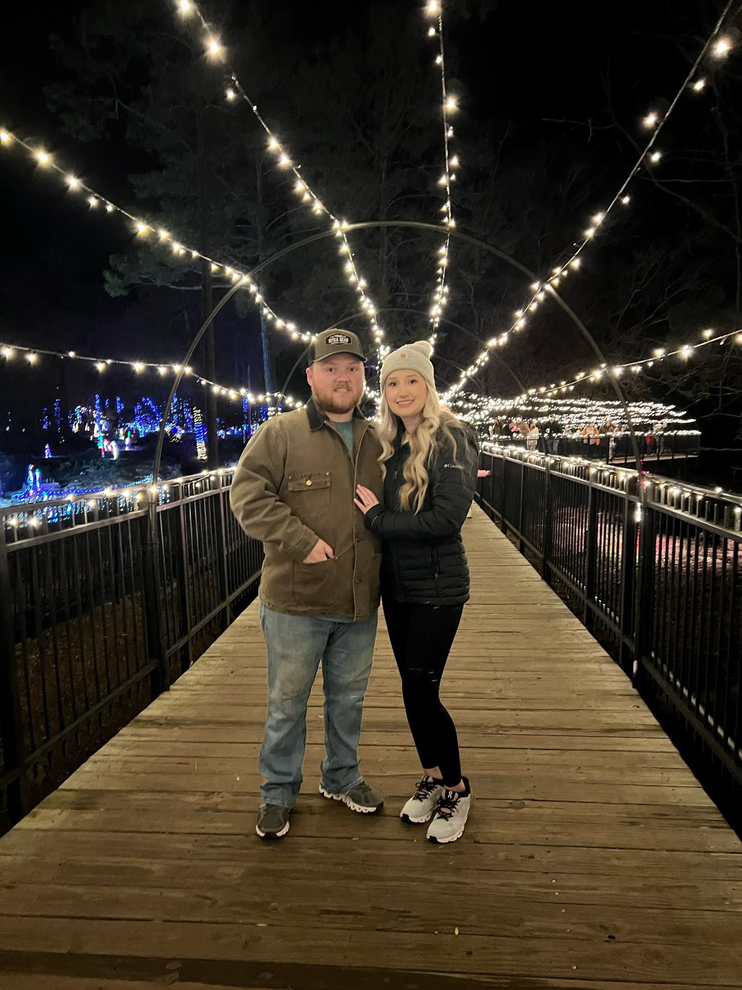 Noccalula Falls 2021--one of our favorite places to go see Christmas lights