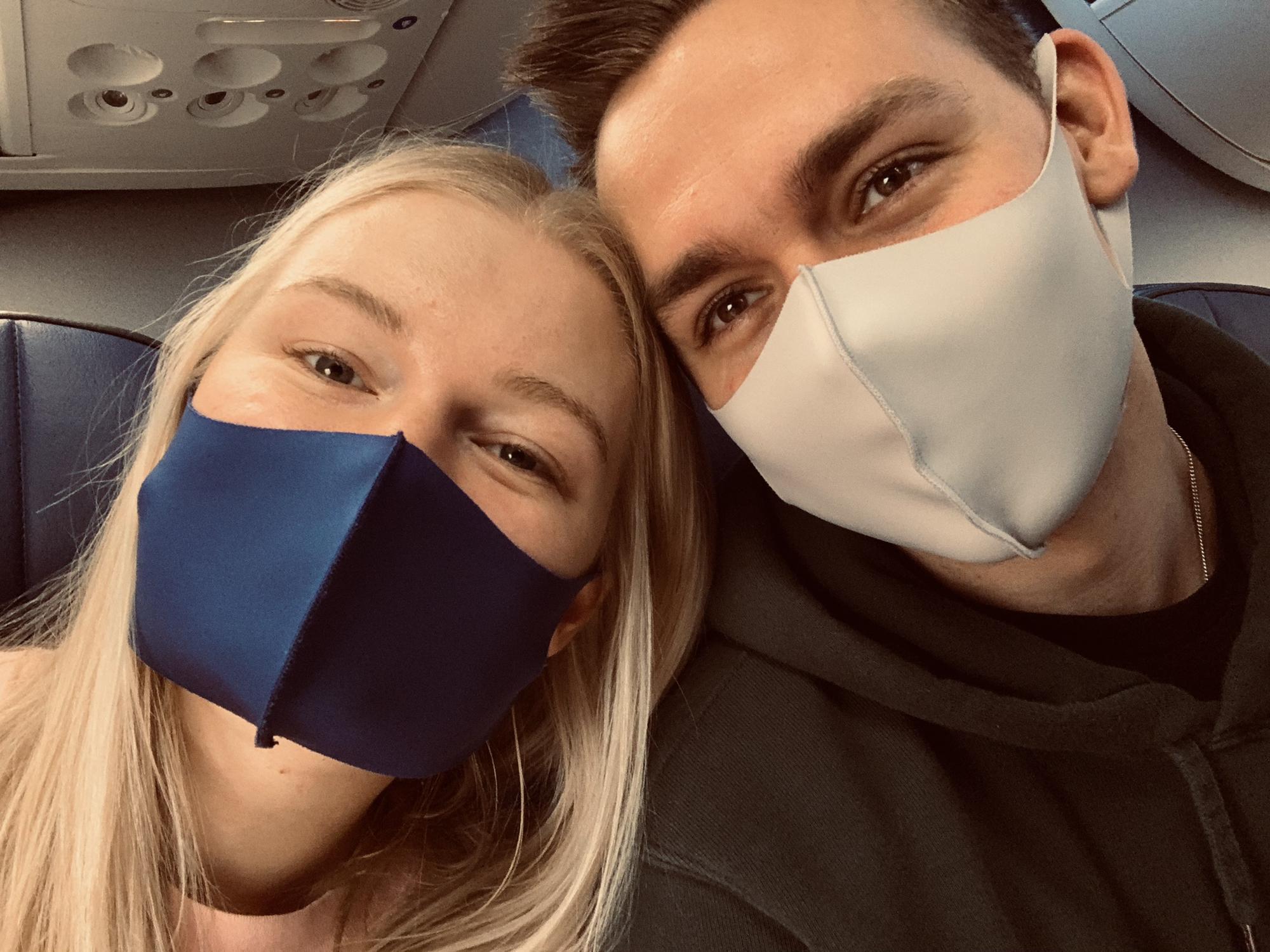 Safety first when fly to our new home in Ohio
