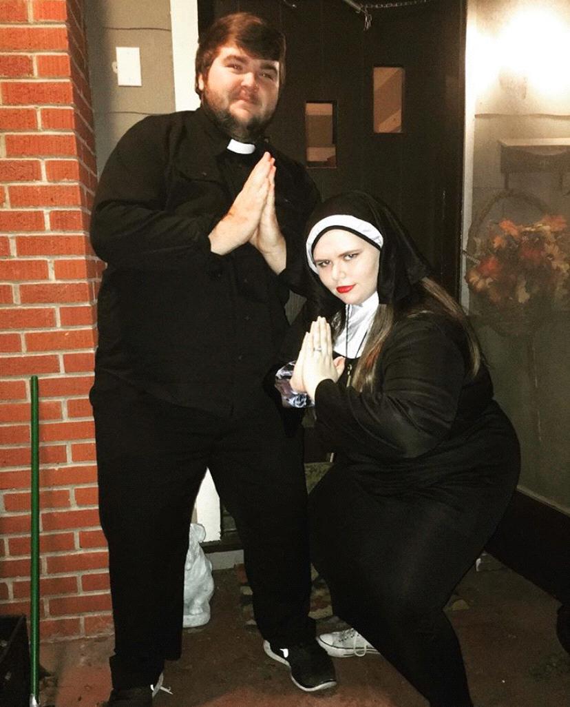 This was our first Halloween party together in 2016!