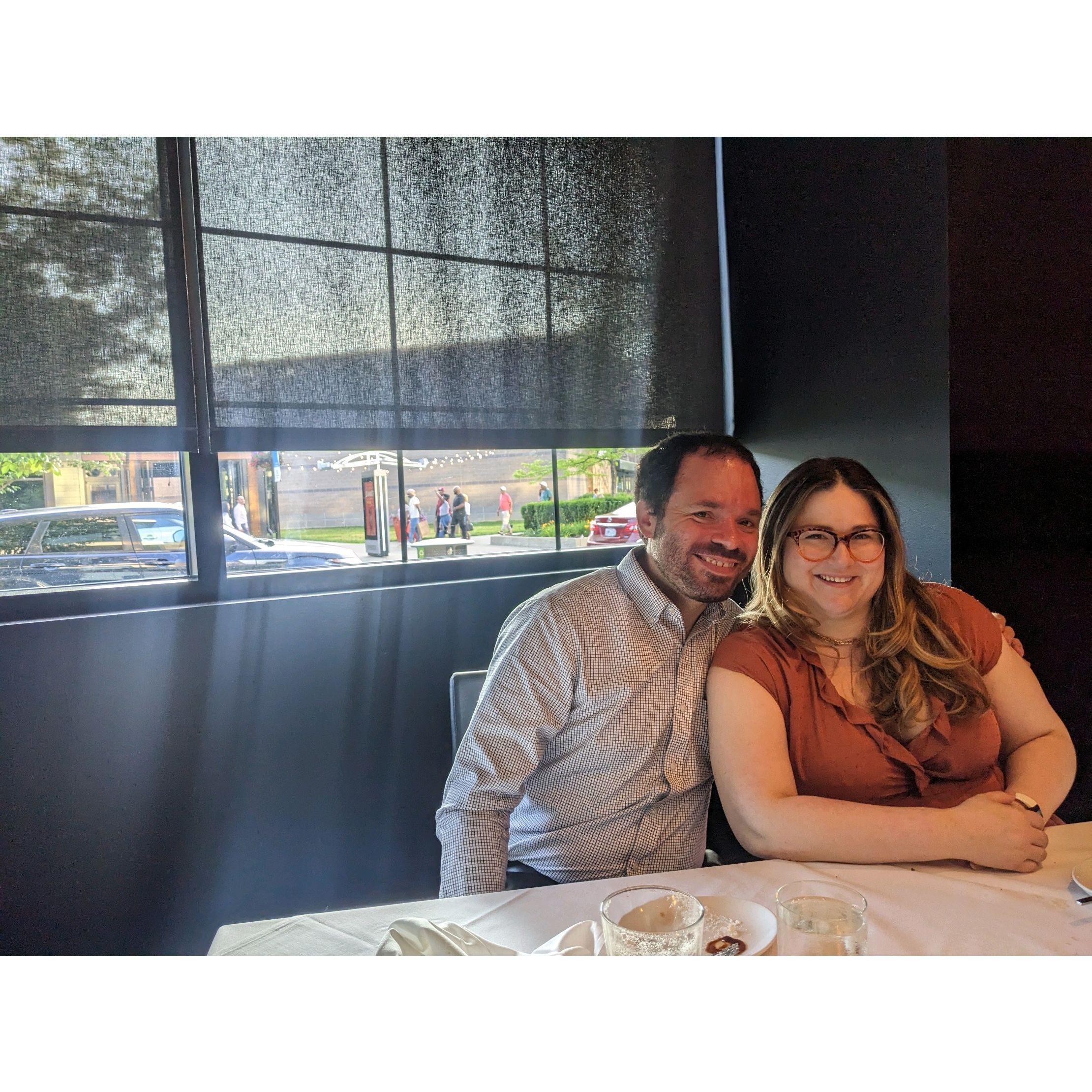 Dinner at RED for Richard's birthday.