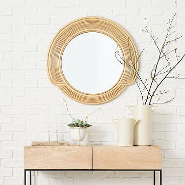 Bohemian Desert Sun Mirror - Natural Cane
