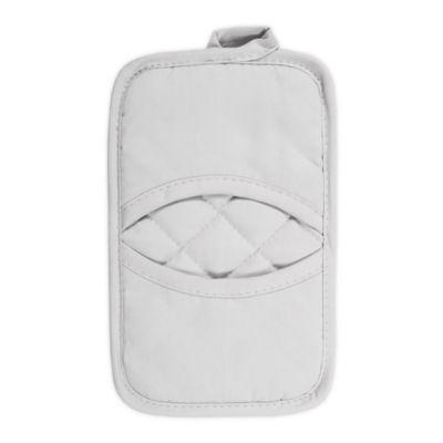 KitchenSmart® Colors 2 Solid Pocket Pot Mitt in Silver