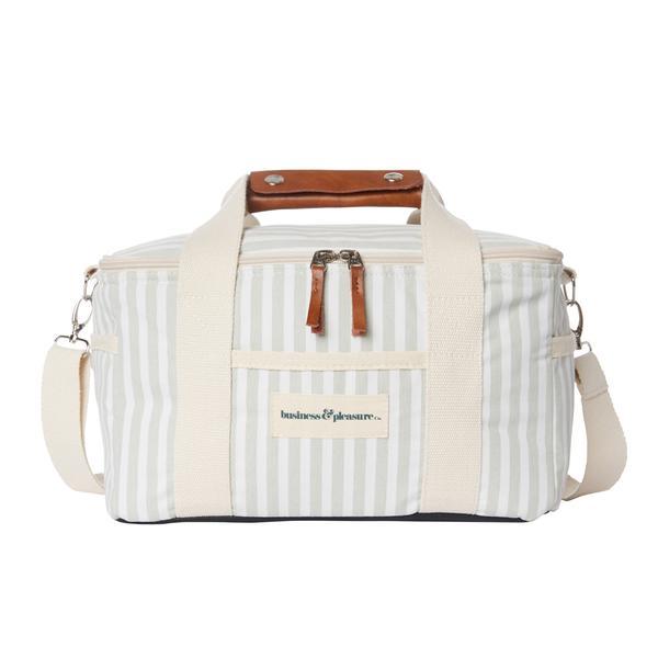 The Premium Cooler Bag - Lauren's Sage Stripe