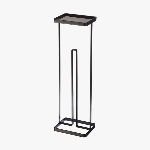 Yamazaki Toilet Paper Stand - Steel, Black
