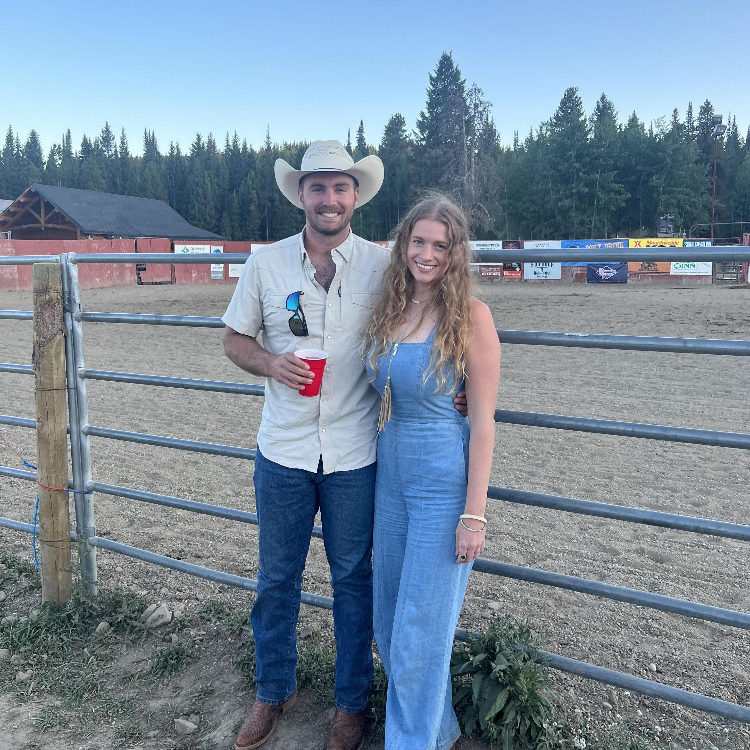 Kathy knew the West Yellowstone Rodeo would be right up Ethan's alley (Jul 2023) West Yellowstone, MT