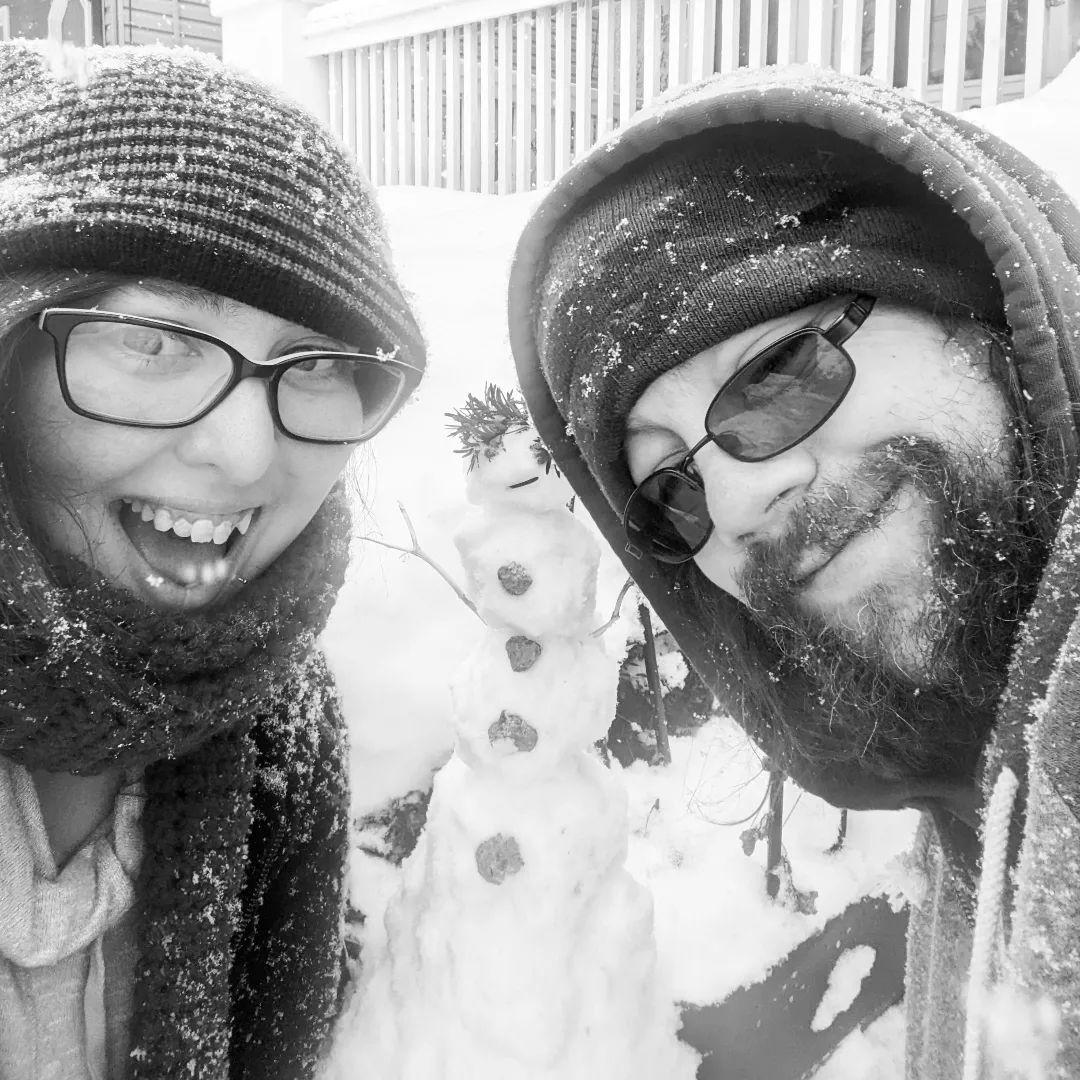 Our first snowman