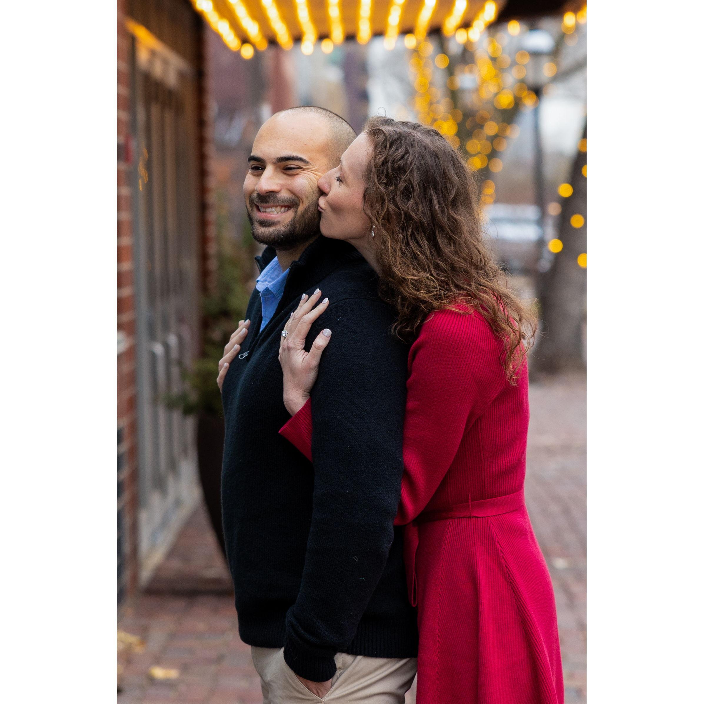We're engaged!