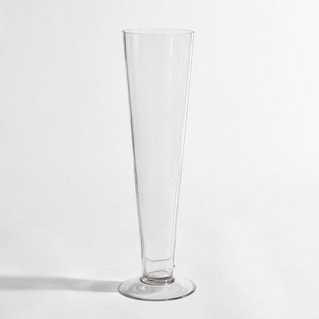 Bedford Footed Class Vase, Large, Clear