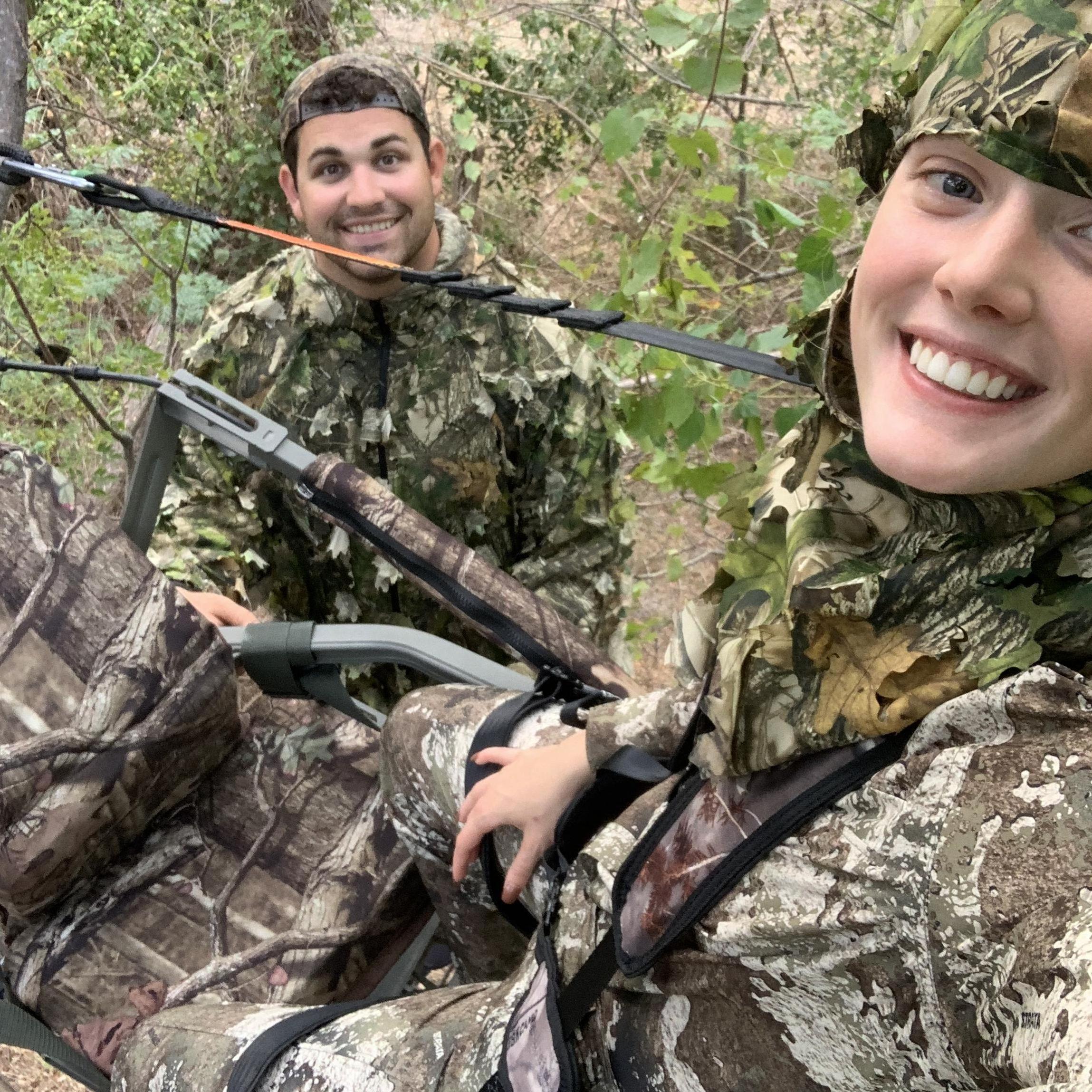 Deer Hunting from a tree stand