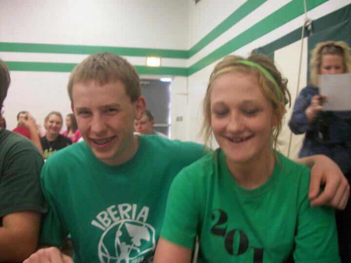 This picture was taken in 2010, and it was our first picture together.  Awkward? Yes. Special? Very much so.