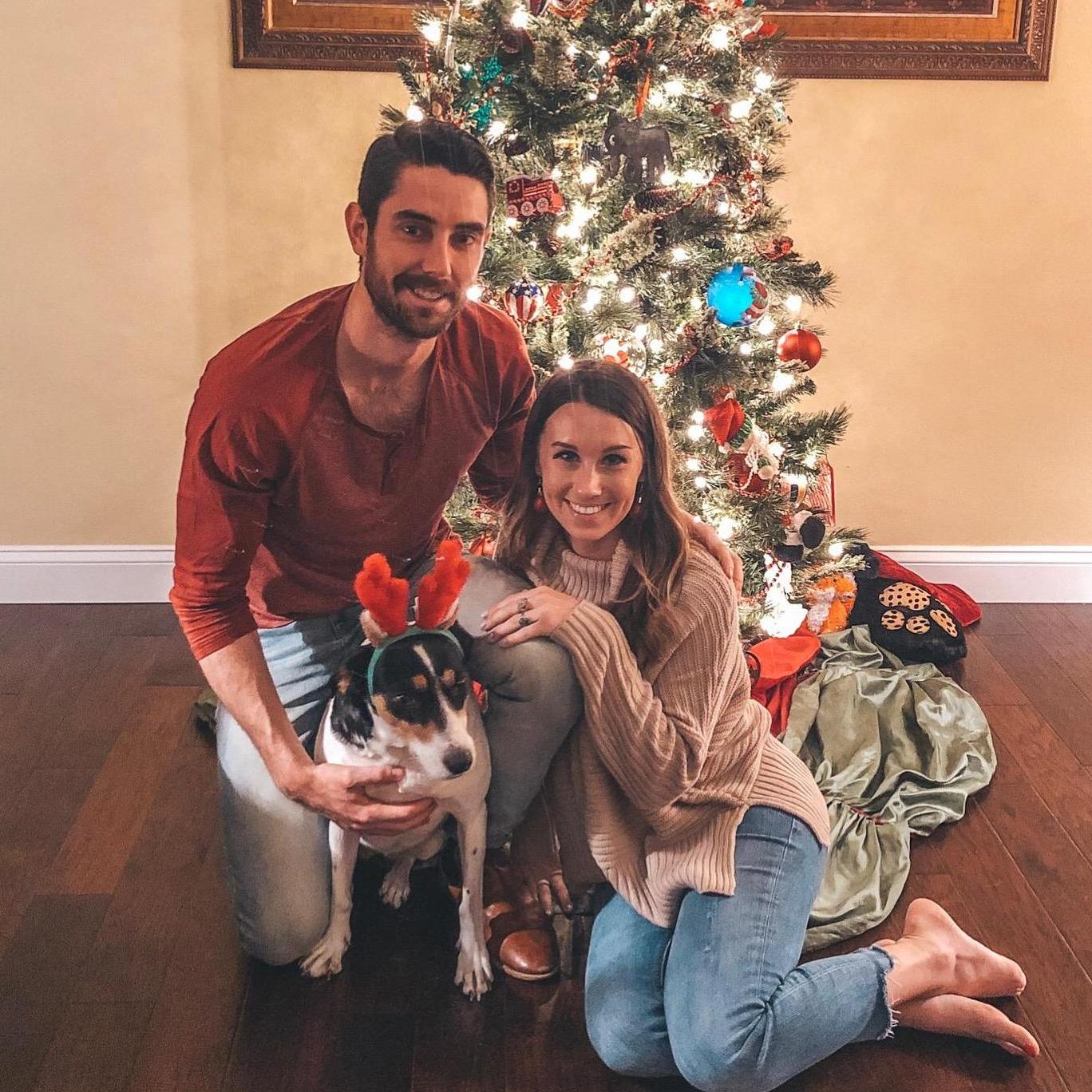 Our first Christmas together.
