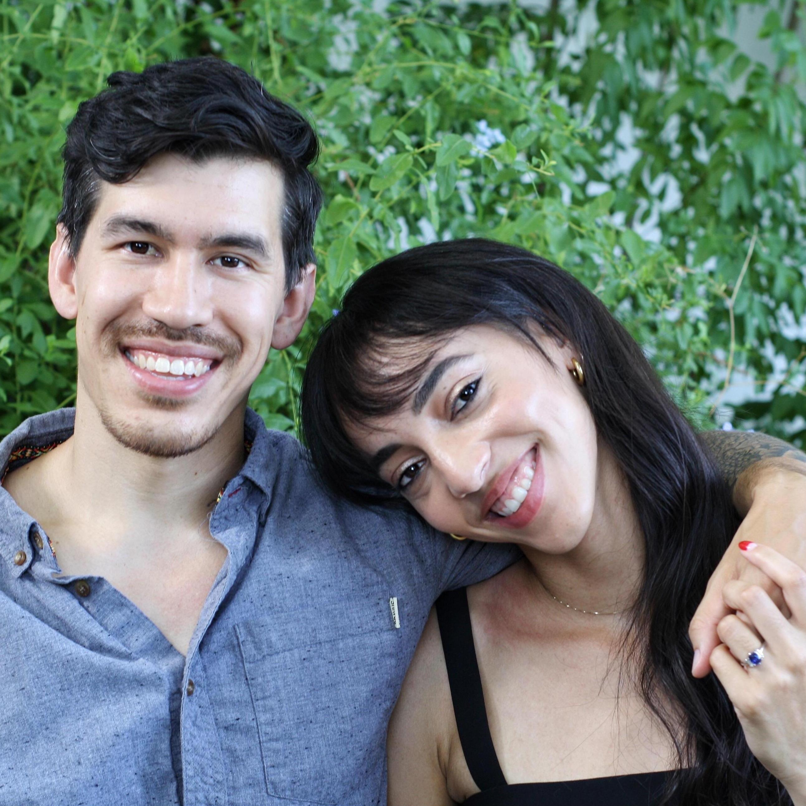 Austin, 2019. Outside of our rental in Austin the day we got engaged!