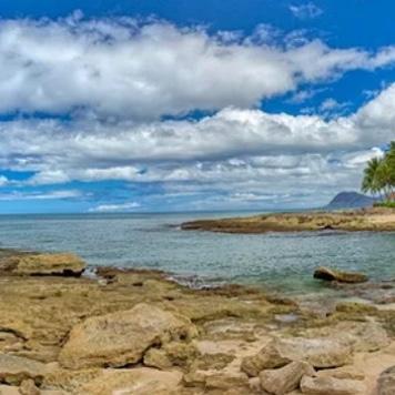 Secret Beach, Ko’olina. Ceremony location.